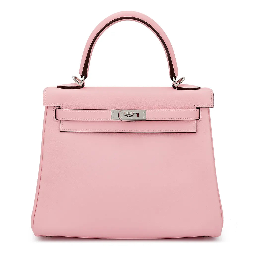 Hermes Inspired Kelly Sellier 25 Etoupe Epsom Gold Hardware