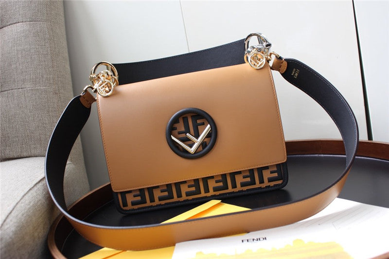 Fendi Inspired Kan I F Shoulder Bag