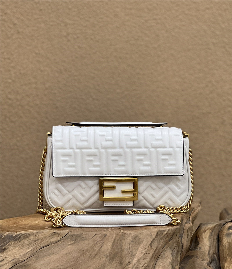 Fendi Inspired Baguette Chain Midi Bag