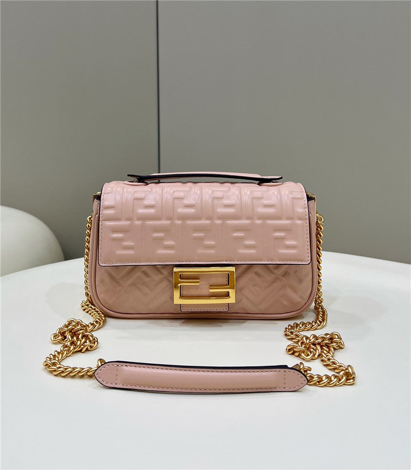 Fendi Inspired Baguette Chain Midi Bag