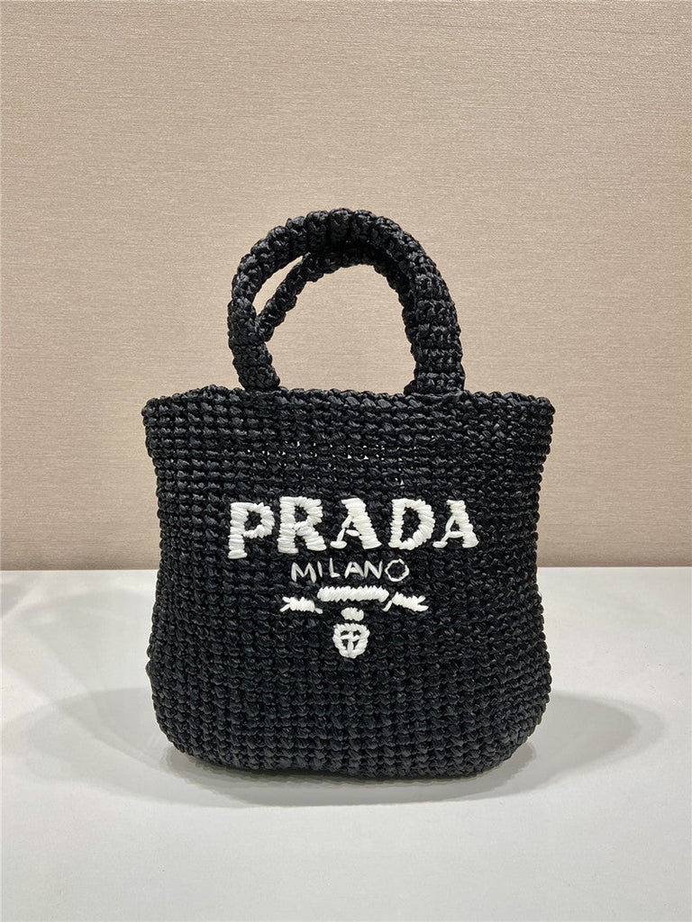 Prada Small Crochet Tote Bag