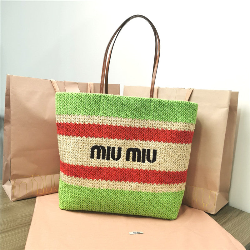 Miu Miu Inspired Crochet Tote Bag