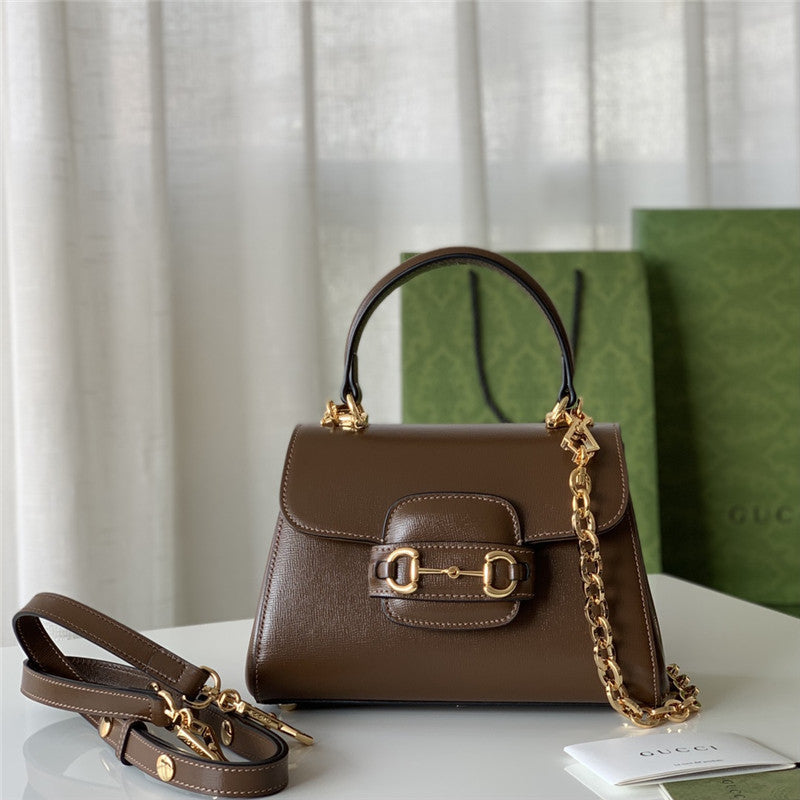 Gucci Inspired Horsebit 1955 Mini Top Handle Bag