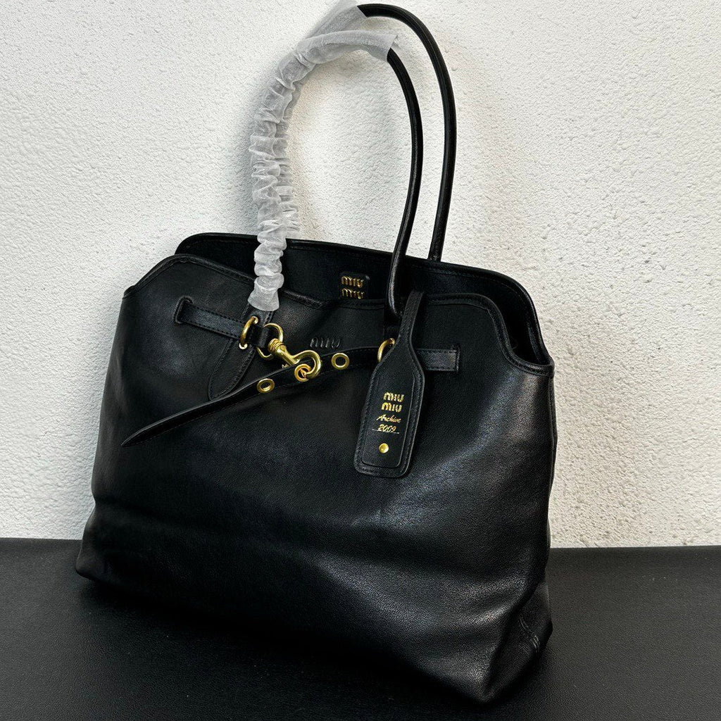 Miu Miu Inspired Aventure nappa leather bag