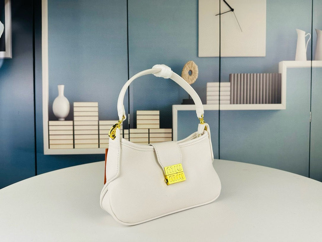 MIU MIU Inspired Madras small leather shoulder bag