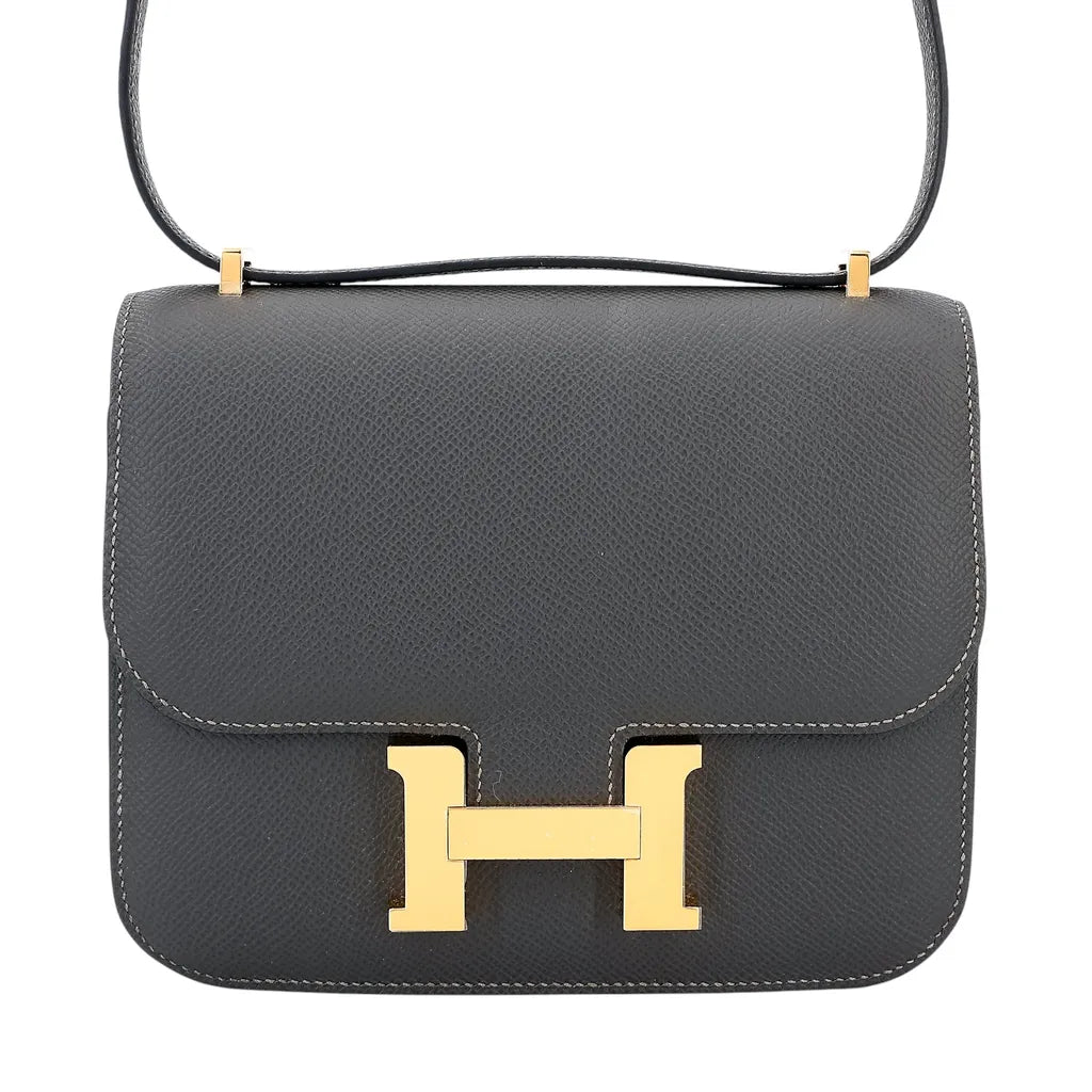 HERMÈS Inspired Constance Mini bag (18) Epsom Gold hardware