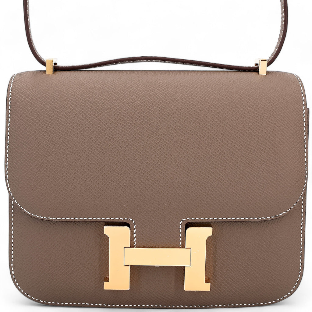 HERMÈS Inspired Constance Mini bag (18) Epsom Gold hardware