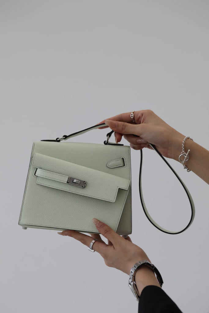 HERMES Inspired Limited Edition Kelly Bag in Olive green