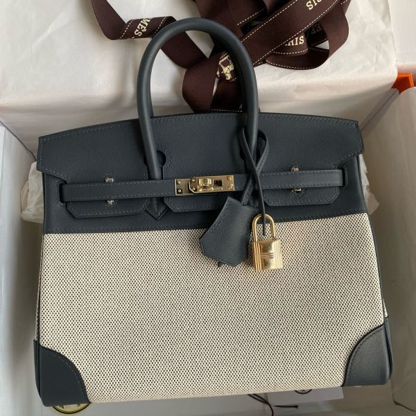 Hermès Inspired Birkin 30 Swift Bag