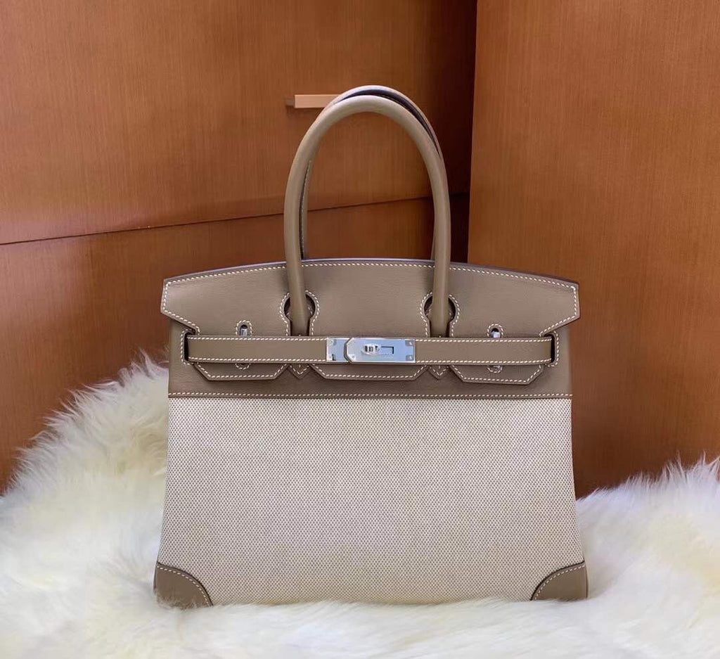 Hermès Inspired Birkin 30 Swift Bag